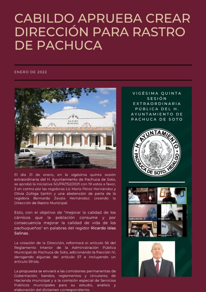 Direccion Rastro Municipal Pachuca